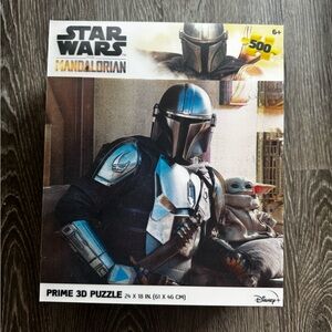 Disney Star Wars Mandalorian Prime 3D Puzzle - Black, Blue, Silver